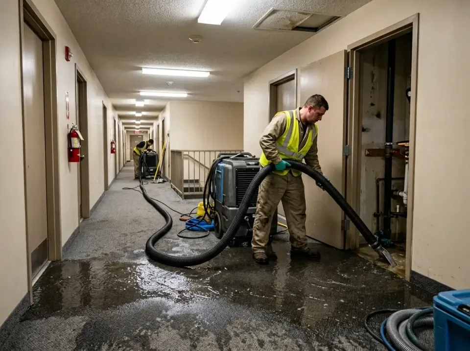 multi-unit-apartment-hallway-f-005 — frequently asked questions, Emergency Burst Pipe Water Extraction & Removal in Painesvi…